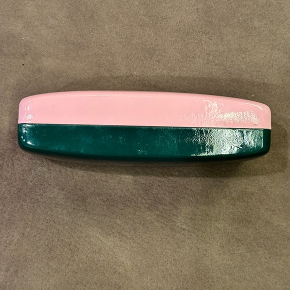 Kate Spade Green and Pink Eyeglass Case - Picture 6 of 7